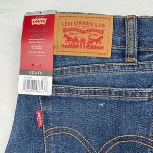 Levi's Blue Wide Leg Youth Jeans
